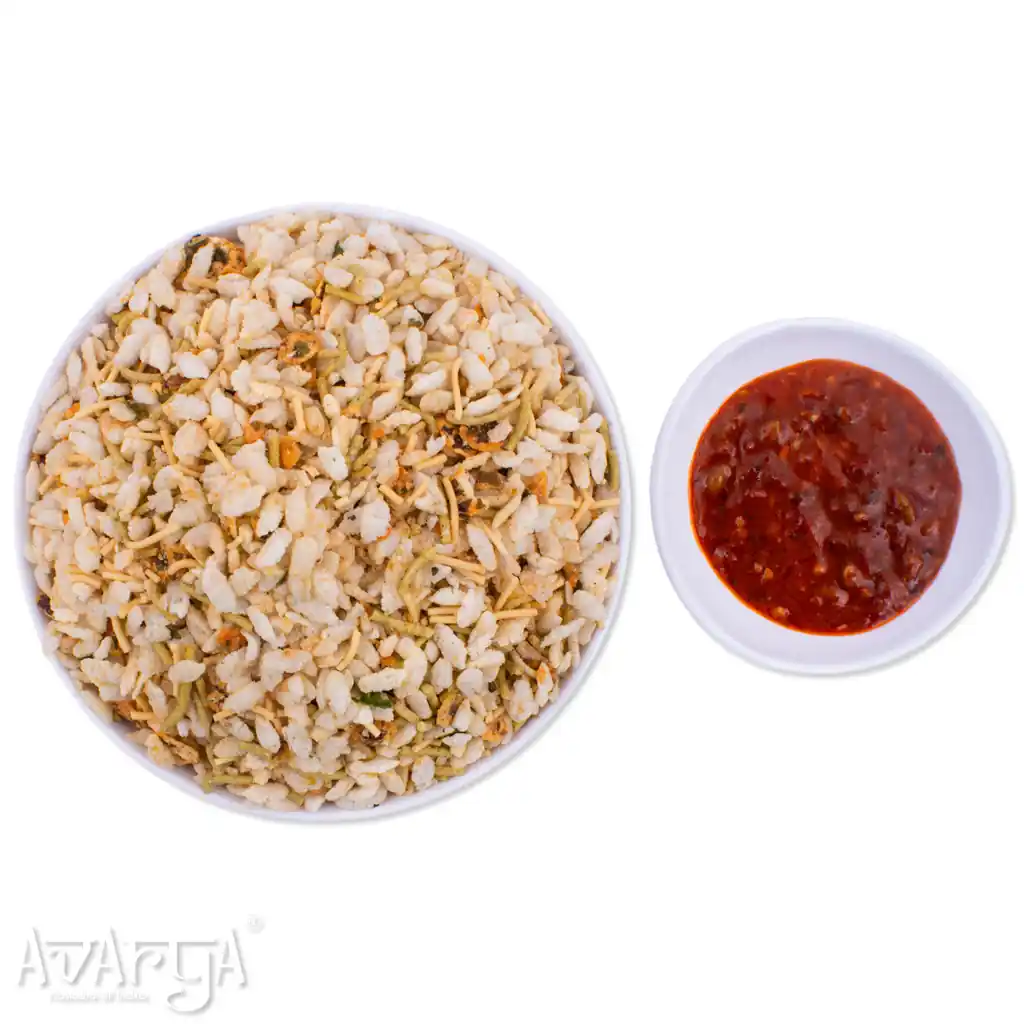 Low Cal Schezwan Chiwda - Diet Schezwan Chivda-02