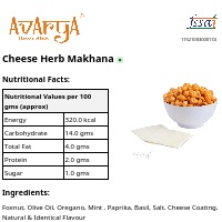 Ingredients And Nutrition Facts Of Cheese Herb Makhana Health Food