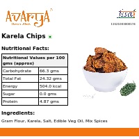 Ingredients And Nutrition Facts Of Karela Chips Namkeen