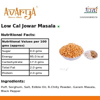 Ingredients And Nutrition Facts Of Low Cal Jowar Masala Health Food