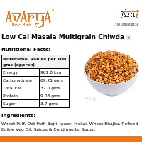Ingredients And Nutrition Facts Of Low Cal Masala Multigrain Chiwda Health Food