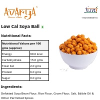 Ingredients And Nutrition Facts Of Low Cal Soya Ball Health Food